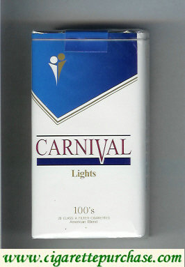 Carnival 100s Lights cigarettes
